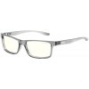 GUNNAR kancelárske/herné dioptrické okuliare VERTEX READER GRAY CRYSTAL * číre sklá * BLF 35 * dioptria +3