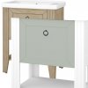 Dreja Skrinka pod umývadlo ANTIK SUPZ 70 - L01 Biela vysoký lesk / Úchytka T10 / L20 Mint Grey vysoký lesk