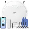 Niceboy ION Charles i3 PLUS biela / Robotický vysávač s mopom / sací výkon 2500 Pa / prachová nádoba 400 ml / HEPA (charles-i3-plus-white)
