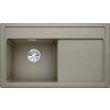 Blanco Zenar 45 Silgranitový drez, 86x51 cm, s ovládaním odtoku, InFino, tartufo 523859