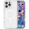 VSETKONAMOBIL 87071 GLITTER MAGSAFE Ochranný kryt pre Apple iPhone 16 Pro Max biely
