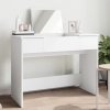Toaletný stolík so zrkadlom biely 100x45x76 cm-ForU-840695