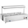 Royal Catering Bain Marie - 6 GN - s nadstavcom na mäso a vypúšťacím kohútikom RCBM-6WA
