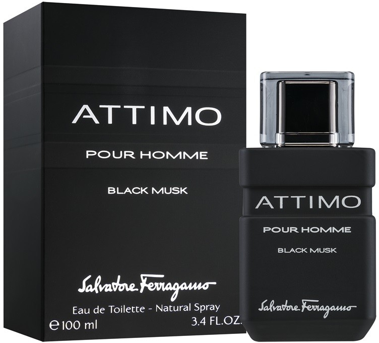 Salvatore Ferragamo Attimo Black Musk toaletná voda pánska 100 ml