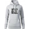 Volleyball nápis - Mikina dámská Cape s kapucí - 2XL ( Svetlosivý melír )