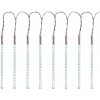 Reťaz MagicHome Vianoce Icicle, 720 LED studená biela, 24 cencúľov, vodopádový efekt, 230 V, 50 Hz,