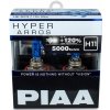 PIAA Hyper Arros 5000K H11 + 120%, jasne biele svetlo s teplotou 5000K, 2 ks HE-926