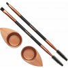 RefectoCil Cosmetic Brush Browista Toolkit štetček pre aplikáciu farby na obočie + štetček na presnú prácu s farbou na obočie + aplikačné misky 2 ks
