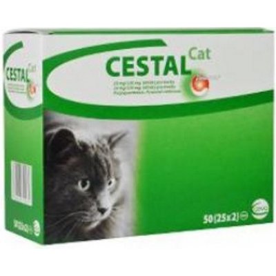 CESTAL flavour odčervovacie tablety pre mačky 50 tabliet od 77,79 € -  Heureka.sk