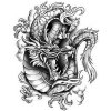 Dragon - nalepovacie tetovanie