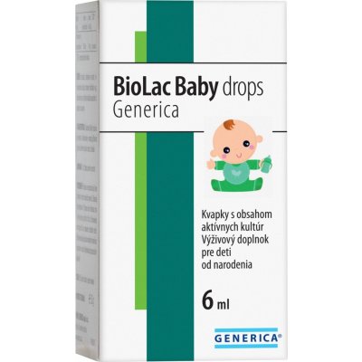 Generica Biolac baby drops od 3. mesiaca 6 ml