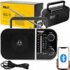 PRENOSNÉ KUCHYNSKÉ RÁDIO BLUETOOTH STAVEBNÉ NA BATÉRIE ANTÉNA DRŽIAK USB
