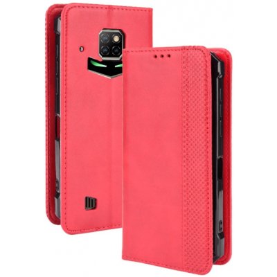 PROTEMIO 44606 BUSINESS Peňaženkový kryt pre Doogee S88 Pro / S88 Plus červený