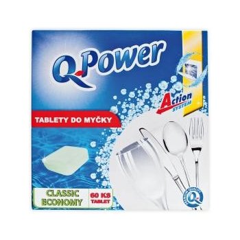 tablety do umývačky Q power tablety do umyvacky economy 60ks