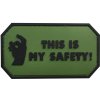 WARAGOD This is my Safety PVC nášivka, zelená