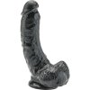 Get Real - Dildo 20,5 cm With Balls Black