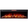 Vstavaný krb s funkciou elektrického vykurovania ArtiFlame čierny 1600 W 129,5 x 42,5 x 22,5 cm