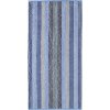 Uterák Unique s pásmi 50 x 100 cm zafírový