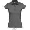 SOL's Collection Polokošile Prescott Women, žerzejová, krátký rukáv, dámská COT25137667004-dark grey XL Šedá tmavá