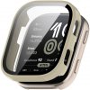 PROTEMIO 108020 PC FULL COVER Plastový kryt so sklom pre Amazfit Bip 6 IVORY WHITE