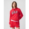 GAP Mikina s logom a fleece Červená XS Červená Červená