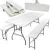 Malatec Zahradní pivní set campingový stůl a lavice skládací 180cm