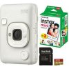 Fujifilm instax mini LiPlay, biela + Colorfilm (20ks) + 32 GB microSD + adaptér