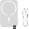 Bezdrátová powerbanka Baseus Magnetic Mini Air 6000mAh, 20W bílá P10059002223-00