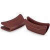 Kuchynské chňapky Le Creuset silikónové burgundská červená 2 ks