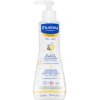 Mustela Bébé Dry Skin výživný čistiaci gél s obsahom ochranného krému obnovujúcim kožnú bariéru pre deti od narodenia Hair & Body 300 ml
