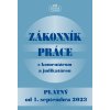 Zákonník práce s komentárom a judikatúrou platný od 01. septembra 2023