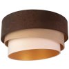 Duolla Duolla - Stropné svietidlo DEVON 1xE27/40W/230V pr. 45 cm hnedá/béžová DU80238 + záruka 3 roky zadarmo + záruka 3 roky zadarmo