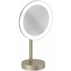 Kludi Vela R Kozmetické zrkadlo s LED osvetlením, kefovaný nikel 58995N5F