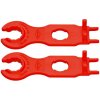 Montážne náradie Knipex 97 49 66 2 pre solárne konektory MC 4 (Multi-Contact) (Sada 2 ks) (K 97 49 66 2)