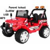 JOKO Elektrické autíčko JEEP Raptor, diaľkové ovládanie, penové kolesá, USB, 2x45W, červené