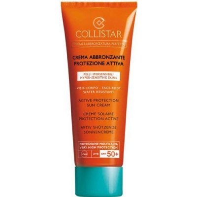 Collistar vodeodolné mlieko na opaľovanie pro citlivů pokožku Active Protection Sun Cream SPF50 100 ml