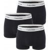 Calvin Klein - boxerky 3PACK Icon cotton stretch black accent -XXL (111-115 cm)