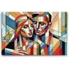 Vymalujsisam.sk Diamantovanie podľa čísiel - Zaľúbený párik Veľkosť: 40x60cm, Rám: Bez rámu, iba zrolované plátno, Diamanty: Hranaté