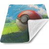 Sablio Detská deka pre bábätko Pokemon ball Krajina - 90x120 cm