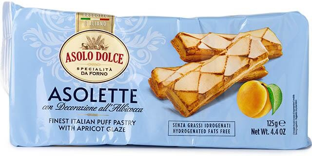 Asolo Dolce Asolette L stkov Cesto s Marhu ovou Polevou 125 g