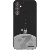 Picasee silikónový čierny obal pre Samsung Galaxy A14 4G A145R - Astronaut
