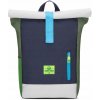 Školský batoh jednokomorový JOHNNY URBAN modrý, zelený 10 l