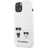 Karl Lagerfeld gumené Apple iPhone 13 biele