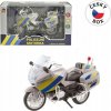 MADE Policajný motocykel 12 cm
