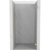 Mexen, Mexen Lunar-B Otočné pravé sprchové dvere 80 cm, transparentné, zlaté - 832-080-000-50-00-P