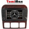 TomiMax Mercedes S Android 13 autorádio s WIFI, GPS, USB, BT HW výbava: 8 Core 8GB+128GB HIGH