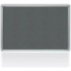 2x3 Filcová tabuľa v hliníkovom ráme 120 x 180 cm sivá