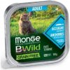 MONGE BWILD CAT Grain Free vanička ADULT Ančovičky 100g