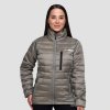 Dámska bunda Puffer Vetiver/Black - GymBeam Veľkosť: XL, Veľkosť oblečenia: XL