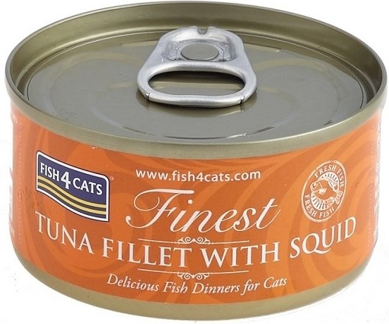 Fish4Cats Finest s tuniakom a kalamárom 70 g